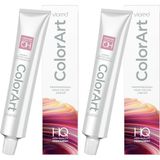 Defne Store Profesyonel Tüp Saç Boyası 60 ml 6.3 Koyu Kumral Dore (2 Paketi) - Option-1