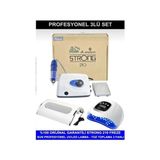 Defne Store Protez Tırnak Kalıcı Oje Seti, Strong 210 Freze Makinesi, Uv LED Kurutucu, Toz Toplama, Renkli - Çok Renkli