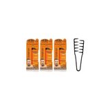 Defne Store Saç Şekillendirici Pudra Toz Wax Ultra Strong 20 G X3 + Mucizevi Saç Tarağı 4'lü Set - Çok Renkli