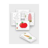 Defne Store Seti Çocuklar Için Sayılarla Boyama Kitabı PSTER21297 50X Yiyecekler Kodlamalı Boyama Aktivite Kağıdı - Çok Renkli - Standart - Otomatik