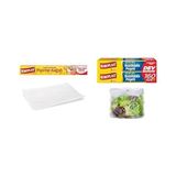 Defne Store Seti | Hazır Kesilmiş Pişirme Kağıdı 16 Adet 42X37 Cm, X1 + Küçük Boy Buzdolabı Poşeti Dev Ekonomi 160’LI, X1 - Option-1