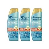 Defne Store &shoulders Dermaxpro Scalp & Hair Revitaliser Dökülme ve Kepek Karşıtı Şampuan Kafein ve Seramid ile 300ML 3lü Paket - Option-1