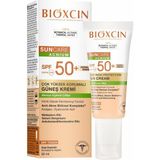 Defne Store Sun Care Akneye Eğilimli Ciltler Için Renkli Güneş Kremi 50 Spf - Akne, Dry, Mat Tinted