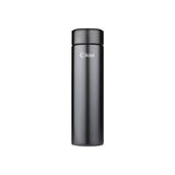 Defne Store Termos; Kiwi KT-8633 Akıllı Dijital 480 Ml, LED Sıcaklık Göstergeli 304 Paslanmaz Çelik Süzgeçli Çay ve Kahve Termosu, Sızdırmaz Isı Koruyucu Renkli Isı Dereceli Mat Siyah Seyahat Kupa Matarası - Çok Renkli