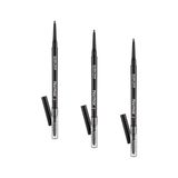 Defne Store Ultra Thin Fırça Başlıklı & Asansörlü Ucu Ince Kaş Kalemi 003 Brown (3 Paketi) - 0-Siyah