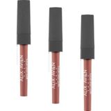 Defne Store Uzun Süre Kalıcı Kadifemsi Kuruma Yapmayan Mat Likit Ruj - Lipstick 504 Spicy Terracott (3 Paketi) - Option-1
