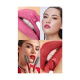 Defne Store Uzun Süre Kalıcı Kadifemsi Kuruma Yapmayan Mat Likit Ruj - Lipstick 522 Wine Red - Option-1