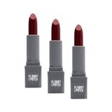 Defne Store Uzun Süre Kalıcı Yoğun Renk Veren Nemlendirici Parlak Ruj - Glossy Lipstick 324 Raspberry Marmalade (3 Paketi) - Option-1