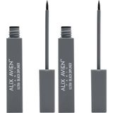 Defne Store Uzun Süre Kalıcı,suya Dayanıklı,yoğun Pigmentli Keçe Uçlu Siyah Likit Eyeliner- Ultra Dipliner (2 Paketi) - Option-1