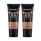 Defne Store Yağlı & Karma Ciltlere Özel Parlama Önlemeye Yardımcı SPF25 Mat Bitişli Bb Krem (2 Paketi) - Option-1
