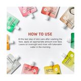 Defne Store Yeşil Çay Özlü Nemlendirici Uyku Maskesi Pure Source Pack (Green Tea) 10ML - Option-1