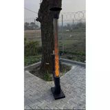 Defne Tasarım Pelet Soba Kasasız Roket Pelet Sobası Bahçe Şöminesi