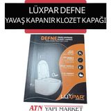 Defne Yavaş Kapanan Klozet Kapağı – Kolay Montajlı, Sessiz Kapanır, Tüm Klozetlerle Uyumlu, 2 Yıl Garantili