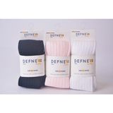 Defnee Baby 3 Lü Kız Çocuk Külotlu Çorap ÇKLT-009 - 5 - 6 Yaş - Pembe - Beyaz - Fuşya