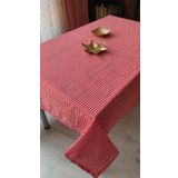 Defnelam Piknik Örtüsü Sofra Bezi 170 x 120 cm (Kırmızı (5 mm Kare))