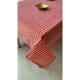 Defnelam Piknik Örtüsü Sofra Bezi 170x170 cm (Kırmızı Orta Pötikare)