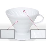 Defolu Güral Porselen V60 Porselen Dripper Kahve Demleme -