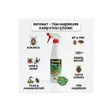 Defonat Deepest Sprey 400 mL – Genel Haşere İlacı | Kokarca, Hamam Böceği, Akrep, Kene, Pire, Tahta Kurusu