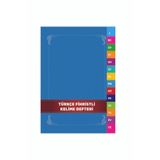 Defter Kelime Fihristi Türkçe Karatay Yayınevi Plastik Kapak 153-08-4458 3760.50335