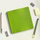 Defter, Noktalı Not Defteri – Pu Deri Not Defteri – 16,5X16,5 Cm, 96 Yaprak (192 Sayfa), 90 gr Ivory Kağıt, Esnek Kapak, Ofis ve Kırtasiye (Fıstık Yeşili)