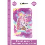 #Defter Rengarenk Masalsı A5 Boyut Çocuk Genç Günlük Notlar Çiçekli Unicorn Tasarımlı Hatıra Defteri