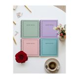 Defterci SİPRALLİ DEFTER ÇİZGİLİ HER BİRİ 80 YAPRAK (160 SAYFA) 14*14CM 4 LÜ SET