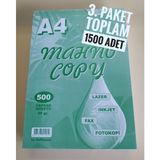 Deftersan A4 Fotokopi Kağıdı 3 x 500 = 1500 Adet