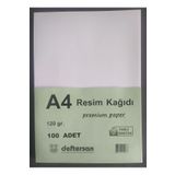 DEFTERSAN A4 Resim Kağıdı 120 Gram 100 Adet