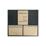 DEFTERSAN Aylık Haftalık Günlük Planlayıcı Set 17x24 50 Yaprak