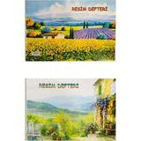 Deftersan Sipiralli Resim Defteri Kk 15 Yaprak 35 x 50 cm 2'li