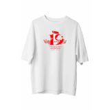Defy Moda 19 Mayıs Atatürk Temalı Gençlik Ve Spor Bayramı Bisiklet Yaka T-shirt - Beyaz