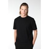 defys Erkek Bisiklet Yaka Kısa Kollu Regular Fit Basic Tişört SİYAH