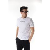 defy's Erkek Kısa Kollu Baskılı Bisiklet Yaka Beyaz Tişört - XXL