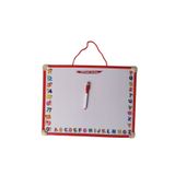 Degar kalemli yazı tahtası Türkçe-ingilizce çift taraflı kullanıma uygun 42x32cm