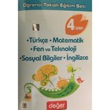 Değer Yayınları Değer 4.sınıf Tüm Dersler Fasikül Öğrenci Takipli Eğitim Seti + Ders Ders Yaprak Testler