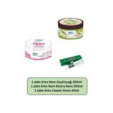 Değerli Yağlar Serisi 250ml Zeytinyağı + Extra Nem 250ml + Arko Classic Yağlı Krem 20ml