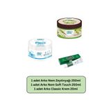 Değerli Yağlar Serisi 250ml Zeytinyağı +Soft Touch 250ml + Arko Classic Yağlı Krem 20ml