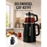 Değirmen Grup 0,9 L Cam Demlik ve 1,7 L Su Haznesi ile Çay Keyfi Yeni Nesil - Lisinya