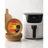Değirmen Grup 100 Adet Airfryer Kağıdı Su Geçirmez Yağ Tutmaz Pişirme Altlığı - Lisinya