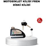 Değirmen Grup 110 Db Alarmlı Disk Fren Kilidi Su Geçirmez Çelik Gövde Motosiklet Güvenlik ( Lisinya )