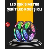 Değirmen Grup 5 Metre Kumandalı Su Geçirmez Şerit LED - Lisinya