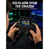 Değirmen Grup 520 Oyunlu Taşınabilir El Oyun Konsolu Tv Bağlantılı Şarjlı Gamepad - Lisinya