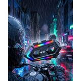 Değirmen Grup Bluetooth 5.3 Motosiklet Kask Intercom Kulaklık 1000 Metre Ipx6 Su Geçirmez - Lisinya