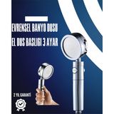 Değirmen Grup Dayanıklı ve Ergonomik Tasarımlı Ayarlanabilir El Duş Başlığı - Lisinya