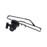 Değirmen Grup Gözlük Model 20X16MM Optik Lens LED Işık Monoküler Büyüteç - Lisinya