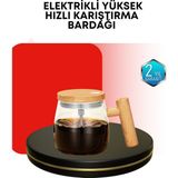 Değirmen Grup Ip6 Su Geçirmez Şarjlı Kupa – 3D Karıştırma, Sabit Sıcaklık, 400 ml - Lisinya