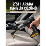 Değirmen Grup Kablosuz Araç El Süpürgesi Hava Pompası Kombinasyon - Lisinya