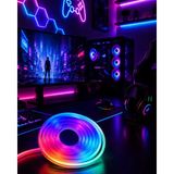 Değirmen Grup Kumandalı Su Geçirmez Rgb LED Şerit Işık Müzik Senkronlu Neon LED - Lisinya