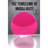 Değirmen Grup Profesyonel Yüz Temizleme Masaj Aleti Su Geçirmez, Kablosuz Şarj Özellikli Kolay Temizlenebilir - Lisinya