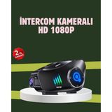 Değirmen Grup Q28 Full Hd Kameralı Motosiklet Kask Kulaklığı – 45 Saat Müzik, Ipx6 Su Geçirmez ( Lisinya )